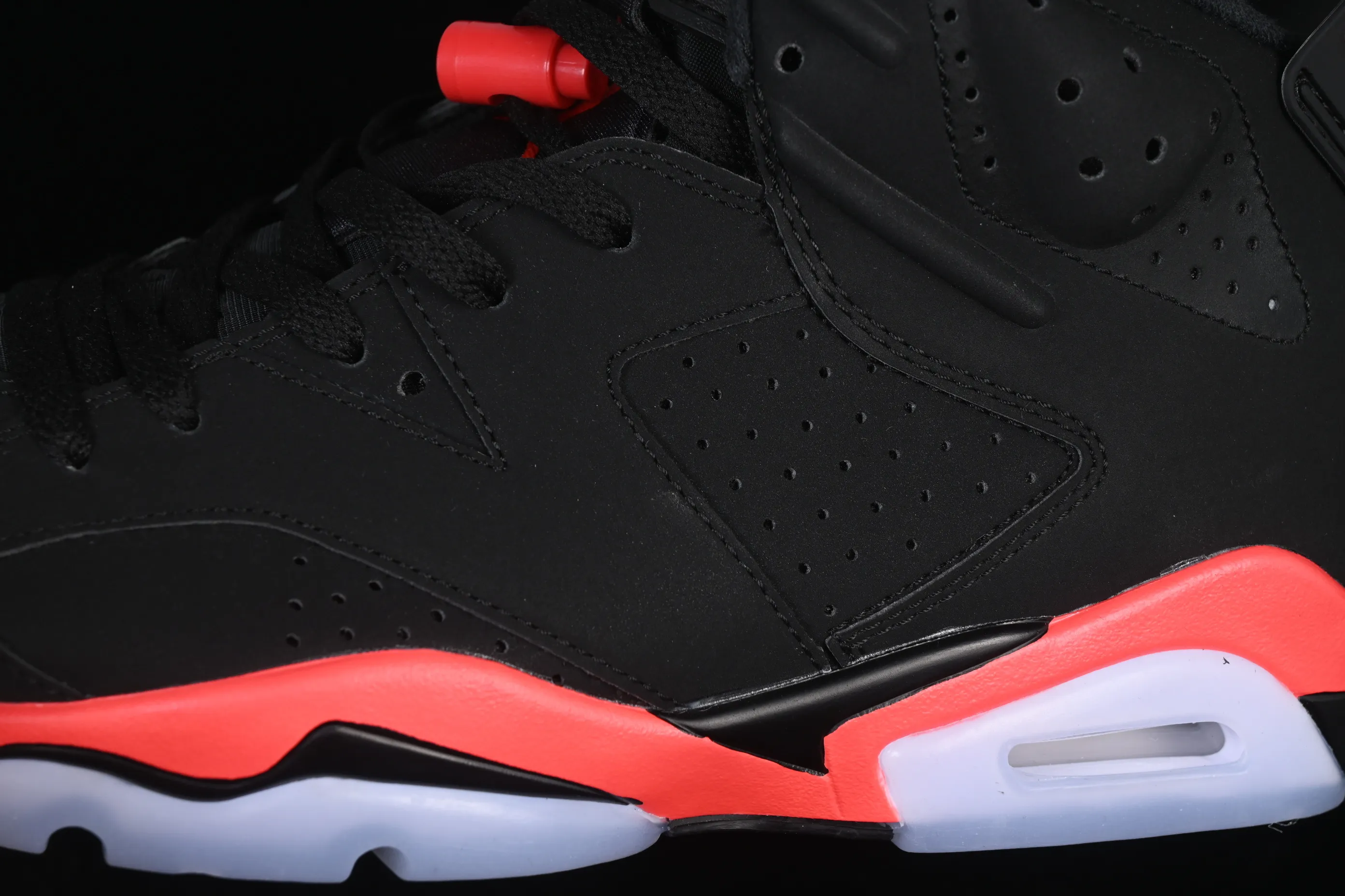 All categories Air Jordan Jordan series basketball shoes Air Jordan 6 Air Jordan 6 "Infrared" AJ6 Joe 6 new black infrared CT8529-001